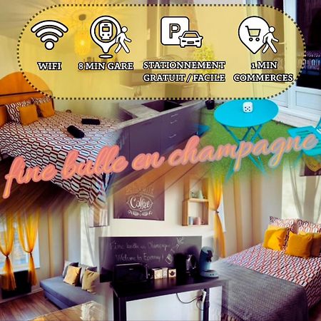 Fine Bulle En Champagne - 1 Chambre - Terrasse Epernay Luaran gambar